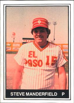 1982 TCMA El Paso Diablos #15 Steve Manderfield Front