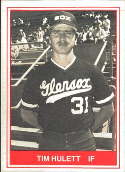 1982 TCMA Glens Falls White Sox #6 Tim Hulett Front