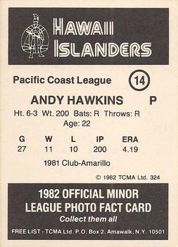 Baseball MLB 1985 Donruss #528 Andy Hawkins VG Padres :  Collectibles & Fine Art