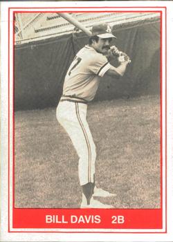 1982 TCMA Idaho Falls Athletics #17 Bill Davis Front