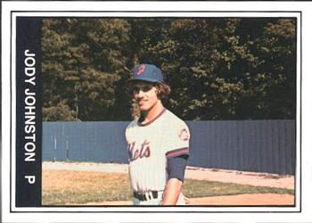 1982 TCMA Jackson Mets #6 Jody Johnston Front
