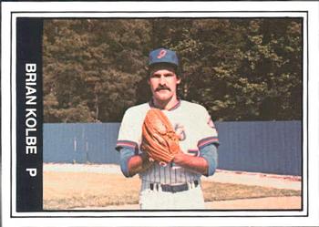 1982 TCMA Jackson Mets #7 Brian Kolbe Front