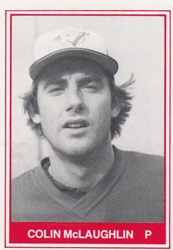 1982 TCMA Knoxville Blue Jays #6 Colin McLaughlin Front