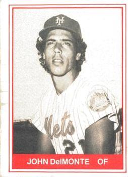 1982 TCMA Lynchburg Mets #4 John DelMonte Front