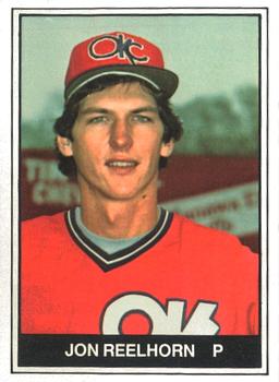 1982 TCMA Oklahoma City 89ers #19 Jon Reelhorn Front