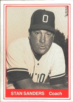 1982 TCMA Oneonta Yankees #7 Stan Sanders Front