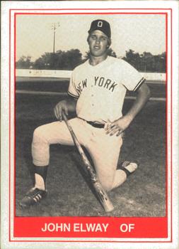 1982 TCMA Oneonta Yankees #13 John Elway Front