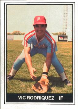 1982 TCMA Rochester Red Wings #16 Vic Rodriguez Front