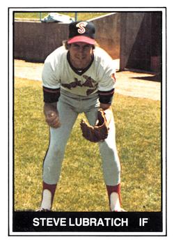 1982 TCMA Spokane Indians #17 Steve Lubratich Front