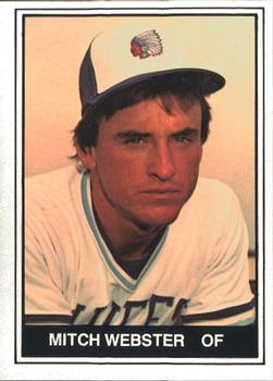 1982 TCMA Syracuse Chiefs #23 Mitch Webster Front