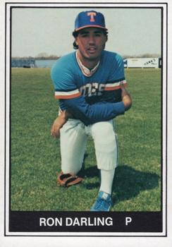 1982 TCMA Tidewater Tides #13 Ron Darling Front