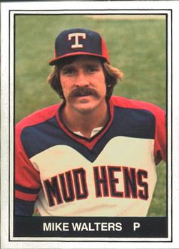 1982 TCMA Toledo Mud Hens #8 Mike Walters Front
