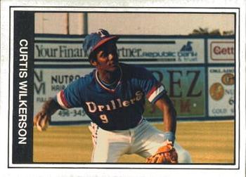 1982 TCMA Tulsa Drillers #25 Curtis Wilkerson Front