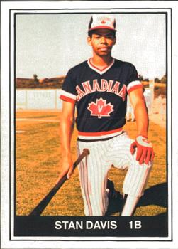 1982 TCMA Vancouver Canadians #9 Stan Davis Front