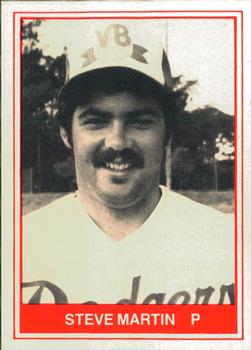 1982 TCMA Vero Beach Dodgers #8 Steve Martin Front