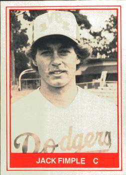 1982 TCMA Vero Beach Dodgers #14 Jack Fimple Front