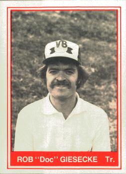1982 TCMA Vero Beach Dodgers #27 Rob Giesecke Front
