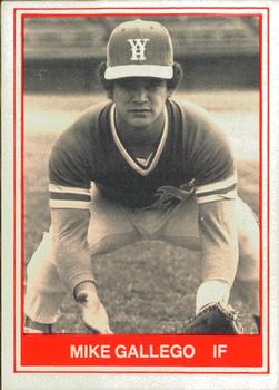 1982 TCMA West Haven A's #12 Mike Gallego Front