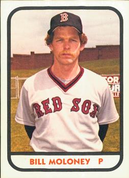 1981 TCMA Bristol Red Sox #2 Bill Moloney Front