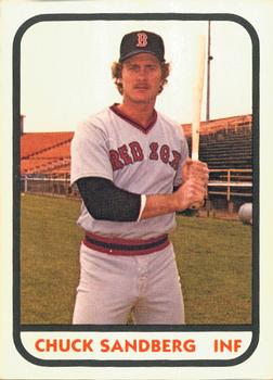 1981 TCMA Bristol Red Sox #11 Chuck Sandberg Front
