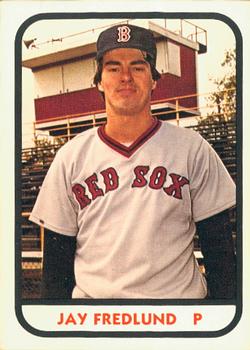 1981 TCMA Bristol Red Sox #15 Jay Fredlund Front