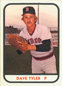 1981 TCMA Bristol Red Sox #19 Dave Tyler Front