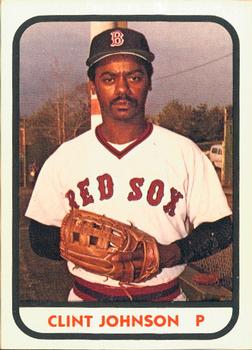 1981 TCMA Bristol Red Sox #20 Clint Johnson Front