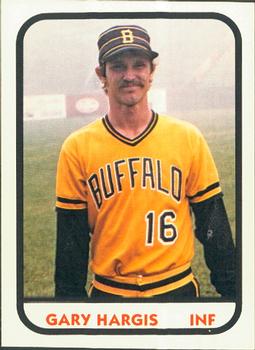 1981 TCMA Buffalo Bisons #15 Gary Hargis Front