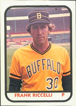 1981 TCMA Buffalo Bisons #24 Frank Riccelli Front