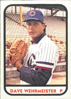 1981 TCMA Columbus Clippers #23 Dave Wehrmeister Front