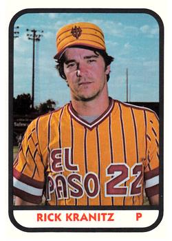 1981 TCMA El Paso Diablos #17 Rick Kranitz Front