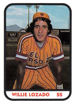1981 TCMA El Paso Diablos #2 Willie Lozado Front