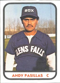 1981 TCMA Glens Falls White Sox #10 Andy Pasillas Front