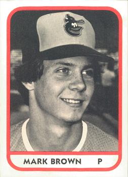 1981 TCMA Miami Orioles #4 Mark Brown Front