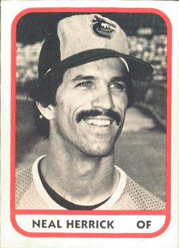 1981 TCMA Miami Orioles #16 Neal Herrick Front