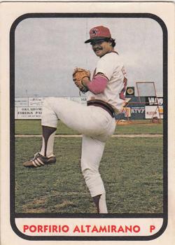 1981 TCMA Oklahoma City 89ers #1 Porfirio Altamirano Front