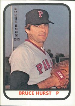 1981 TCMA Pawtucket Red Sox #3 Bruce Hurst Front