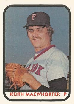1981 TCMA Pawtucket Red Sox #4 Keith MacWhorter Front