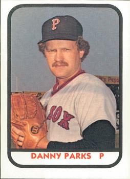 1981 TCMA Pawtucket Red Sox #6 Danny Parks Front