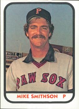 1981 TCMA Pawtucket Red Sox #11 Mike Smithson Front
