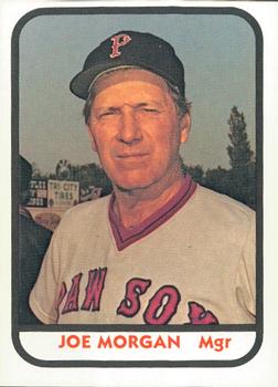 1981 TCMA Pawtucket Red Sox #12 Joe Morgan Front