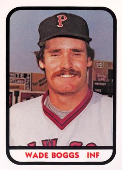 1981 TCMA Pawtucket Red Sox #15 Wade Boggs Front
