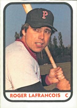 1981 TCMA Pawtucket Red Sox #23 Roger LaFrancois Front