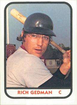 1981 TCMA Pawtucket Red Sox #24 Rich Gedman Front