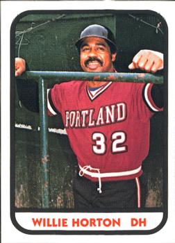 1981 TCMA Portland Beavers #12 Willie Horton Front