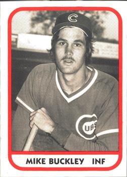 1981 TCMA Quad City Cubs #6 Mike Buckley Front