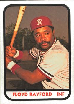 1981 TCMA Rochester Red Wings #14 Floyd Rayford Front