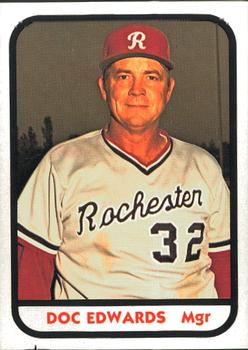1981 TCMA Rochester Red Wings #22 Doc Edwards Front