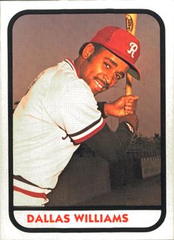 1981 TCMA Rochester Red Wings #23 Dallas Williams Front