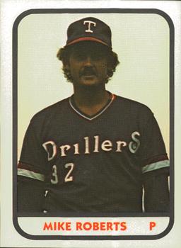 1981 TCMA Tulsa Drillers #17 Mike Roberts Front